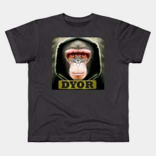 Funny Monkey Cute Apes Animals memes Kids T-Shirt